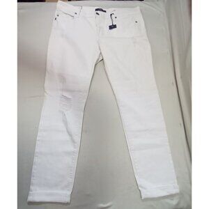 Fidelity Denim Womens AXL Relaxed Skinny Jeans Size 30 Anarchy White H1032 New